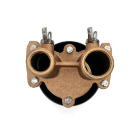 Raw water cooling pump with multi belt pulley suitable as replacement for MERCURY 46-8M0139995 46-862914T10