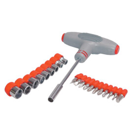 Screwdriver set with T-handle
