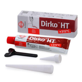 Elring Dirko HT (315 C) vloeibare Pakking set, rood, siliconen compound, tube 70 ml (nieuwe samenstelling 2021)